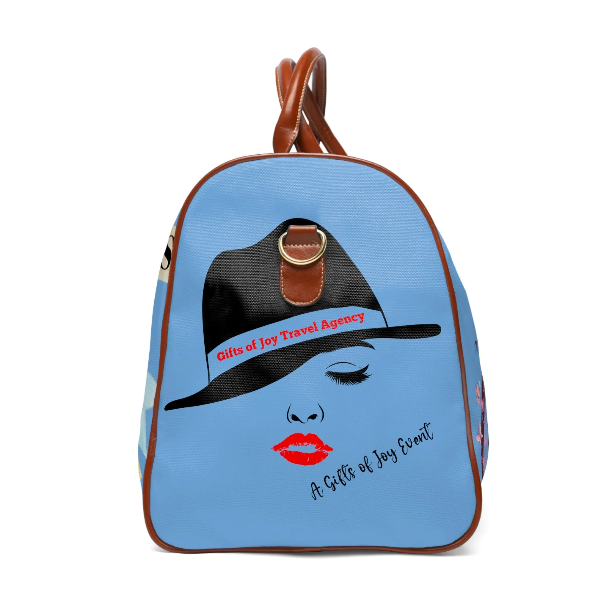 Gifts of Joy Blue Waterproof Travel Bag